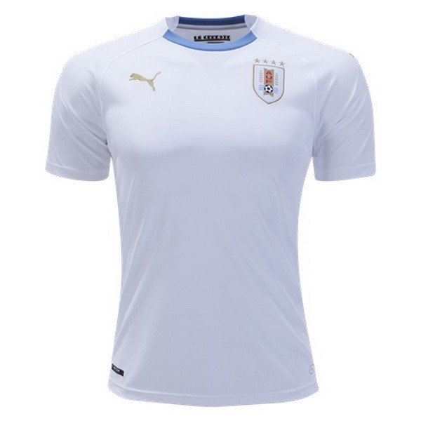 Thailande Maillot Football Uruguay Exterieur 2018 Blanc